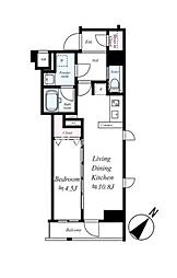 LEXEIRIYA 1LDKの間取図画像