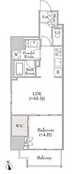 MYRIARESIDENCE根岸柳通り 1LDKの間取図画像