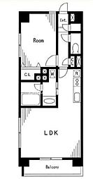 ザ・グランデレガーロ浅草 1LDKの間取図画像