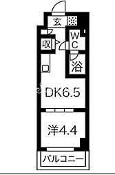 エルフォルテ東京EAST 1DKの間取図画像