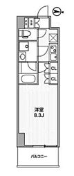 アーバンパーク浅草 1Kの間取図画像