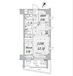 MAKES浅草イースト 1SLDKの間取図画像