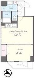 PineWell's 1LDKの間取図画像