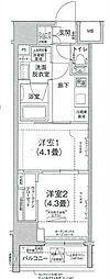 ティモーネプレミアム三ノ輪ステーション 2Kの間取図画像