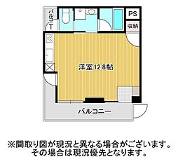 GreenTerrace ワンルームの間取図画像