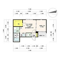 Rycom Terrace  ｜ 大阪府東大阪市荒川3丁目26-10（賃貸アパート1DK・3階・28.37㎡） その2