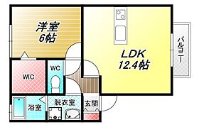 ラ・ミュー久宝寺II棟  ｜ 大阪府八尾市跡部北の町1丁目（賃貸アパート1LDK・1階・43.92㎡） その2