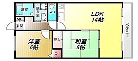 ドゥヴァンルパルク川村  ｜ 大阪府八尾市八尾木北6丁目（賃貸マンション2LDK・4階・59.04㎡） その2