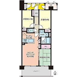 ラ・ヴィータシティ 3LDKの間取図画像