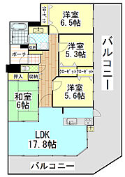 間取図画像 4LDK
