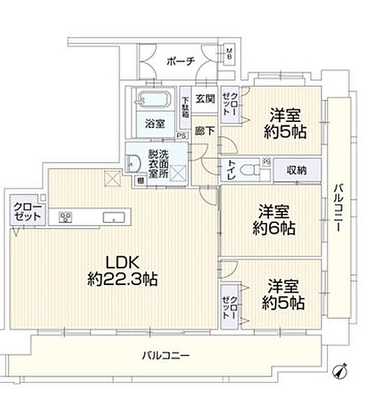 間取りを拡大表示