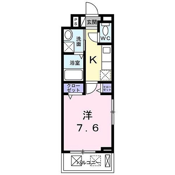 大阪府池田市石橋2丁目(賃貸アパート1K・2階・27.02㎡)の写真 その2