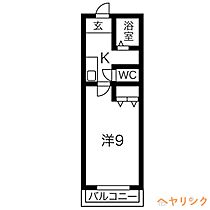 愛知県日進市岩崎町西ノ平45-1（賃貸マンション1K・2階・27.00㎡） その2