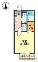 愛知県長久手市岩作南島2（賃貸アパート1K・1階・27.08㎡） その2