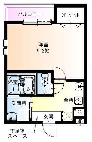 大阪府大阪市住吉区大領2丁目(賃貸アパート1K・1階・30.12㎡)の写真 その4