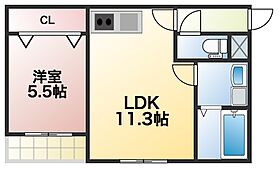 大阪府大阪市住吉区住吉1丁目（賃貸アパート1LDK・1階・40.20㎡） その2