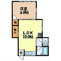 フォーリーフ大手 201 ｜ 長崎県長崎市大手１丁目19-12（賃貸アパート1LDK・2階・37.26㎡） その2