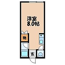 カリーナ泉 204 ｜ 長崎県長崎市泉３丁目17-6（賃貸アパート1R・2階・17.39㎡） その2