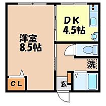 カリーナ平和 201 ｜ 長崎県長崎市本尾町16-15（賃貸アパート1DK・2階・35.00㎡） その2