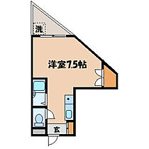 デルフィーノ坂本 401 ｜ 長崎県長崎市坂本１丁目10-28（賃貸マンション1R・4階・17.01㎡） その2