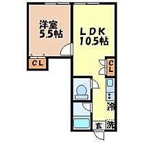 サザン高尾II 101 ｜ 長崎県長崎市高尾町31-12（賃貸アパート1LDK・1階・26.05㎡） その2