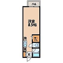 ベルシャトレ音無 205 ｜ 長崎県長崎市音無町9-10（賃貸アパート1R・2階・19.83㎡） その2