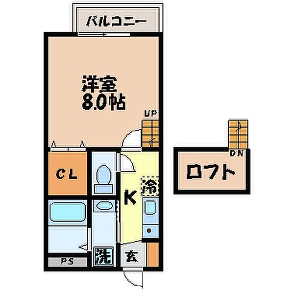 サンヒルズ壱番館（福田町） 102｜長崎県諫早市福田町(賃貸アパート1K・1階・26.49㎡)の写真 その2