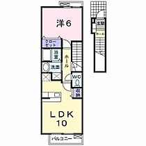 アバンダント 203 ｜ 長崎県諫早市多良見町市布2441番地1（賃貸アパート1LDK・2階・42.37㎡） その2