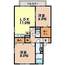 セジュール コンフォート（溝陸町） 101 ｜ 長崎県大村市溝陸町287-1（賃貸アパート2LDK・1階・59.28㎡） その2