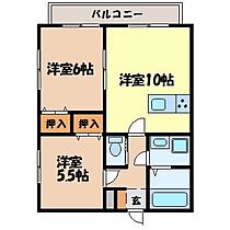 サイプレスヒル（貝津町） 301 ｜ 長崎県諫早市貝津町2483（賃貸アパート2LDK・3階・49.55㎡） その2