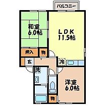 セジュールSATO C棟 202 ｜ 長崎県諫早市鷲崎町480（賃貸アパート2LDK・2階・54.38㎡） その2