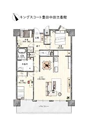 間取図画像 3LDK