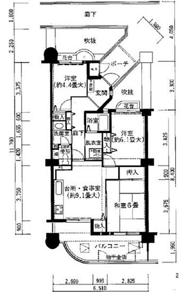 間取りを拡大表示
