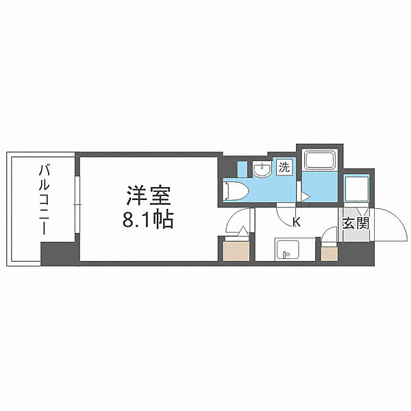 グラマシー京橋 ｜大阪府大阪市城東区鴫野西2丁目(賃貸マンション1K・4階・25.35㎡)の写真 その2