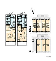 レオパレス真田山  ｜ 大阪府大阪市天王寺区空堀町（賃貸アパート1K・1階・19.87㎡） その4