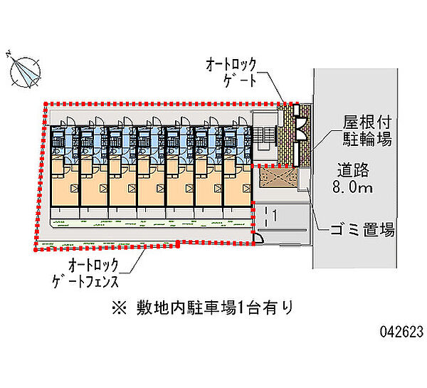 レオパレスグリーンアイビー ｜大阪府大阪市北区豊崎6丁目(賃貸マンション1K・4階・20.81㎡)の写真 その5