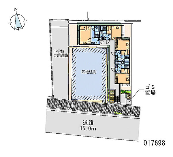 レオパレスKMS ｜大阪府大阪市旭区生江1丁目(賃貸アパート1K・2階・19.87㎡)の写真 その13