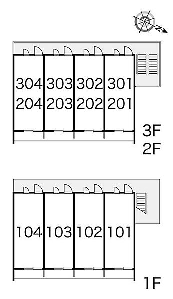 レオパレスセントコージア第3 ｜大阪府高槻市中川町(賃貸マンション1K・2階・19.87㎡)の写真 その4