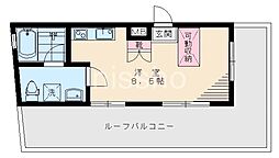 MAISONTOSHI ワンルームの間取図画像
