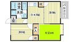 アンバーパール 3DKの間取図画像