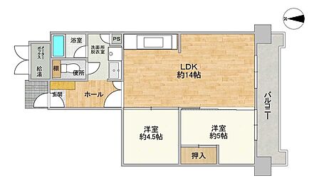1LDK 間取り