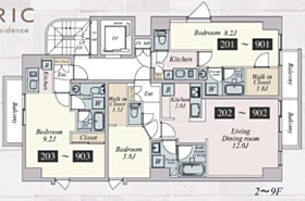 FABRIC東浅草Residence 903 ｜ 東京都台東区東浅草２丁目10-6（賃貸マンション1R・9階・25.17㎡） その2