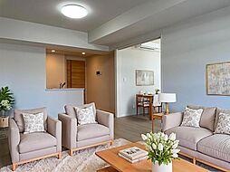 フロンティアレジデンス錦糸公園 603 6階2LDKのリビング/ダイニング