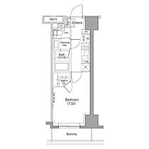 ザ・パークハビオ木場  ｜ 東京都江東区木場6丁目3-4（賃貸マンション1K・8階・25.19㎡） その2