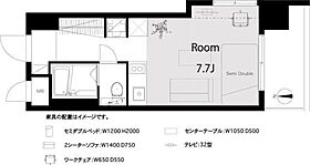 コスモ門前仲町  ｜ 東京都江東区富岡2丁目6-7（賃貸マンション1R・4階・25.54㎡） その2