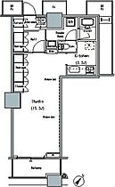 THE TOKYO TOWERS MIDTOWER（ザ・東京タワーズ ミッドタワー）  ｜ 東京都中央区勝どき6丁目3-2（賃貸マンション1K・8階・48.35㎡） その2