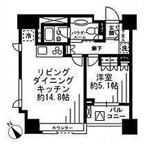 レジディア勝どき  ｜ 東京都中央区勝どき4丁目2-11（賃貸マンション1LDK・3階・46.86㎡） その2