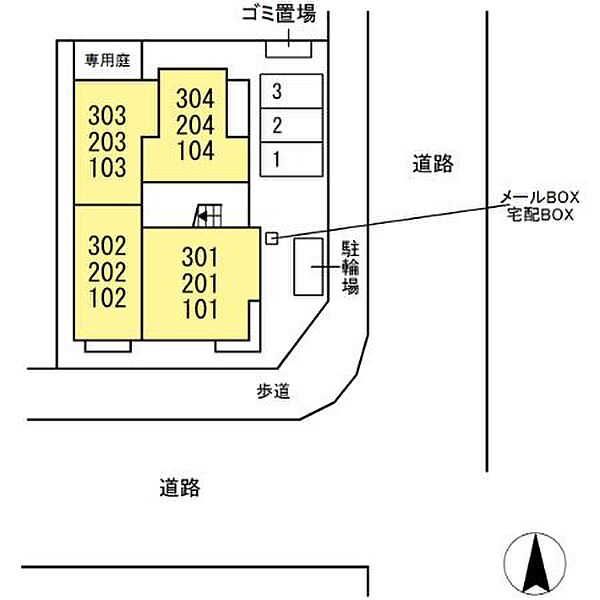 広島県広島市南区宇品西４丁目(賃貸アパート1LDK・1階・41.03㎡)の写真 その8