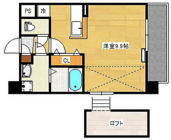 広島県広島市西区井口５丁目(賃貸マンション1R・11階・28.70㎡)の写真 その2