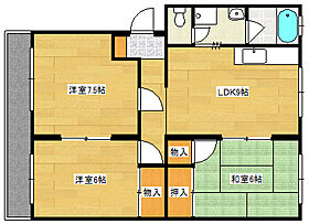 広島県広島市西区古江西町（賃貸マンション3LDK・1階・61.39㎡） その2